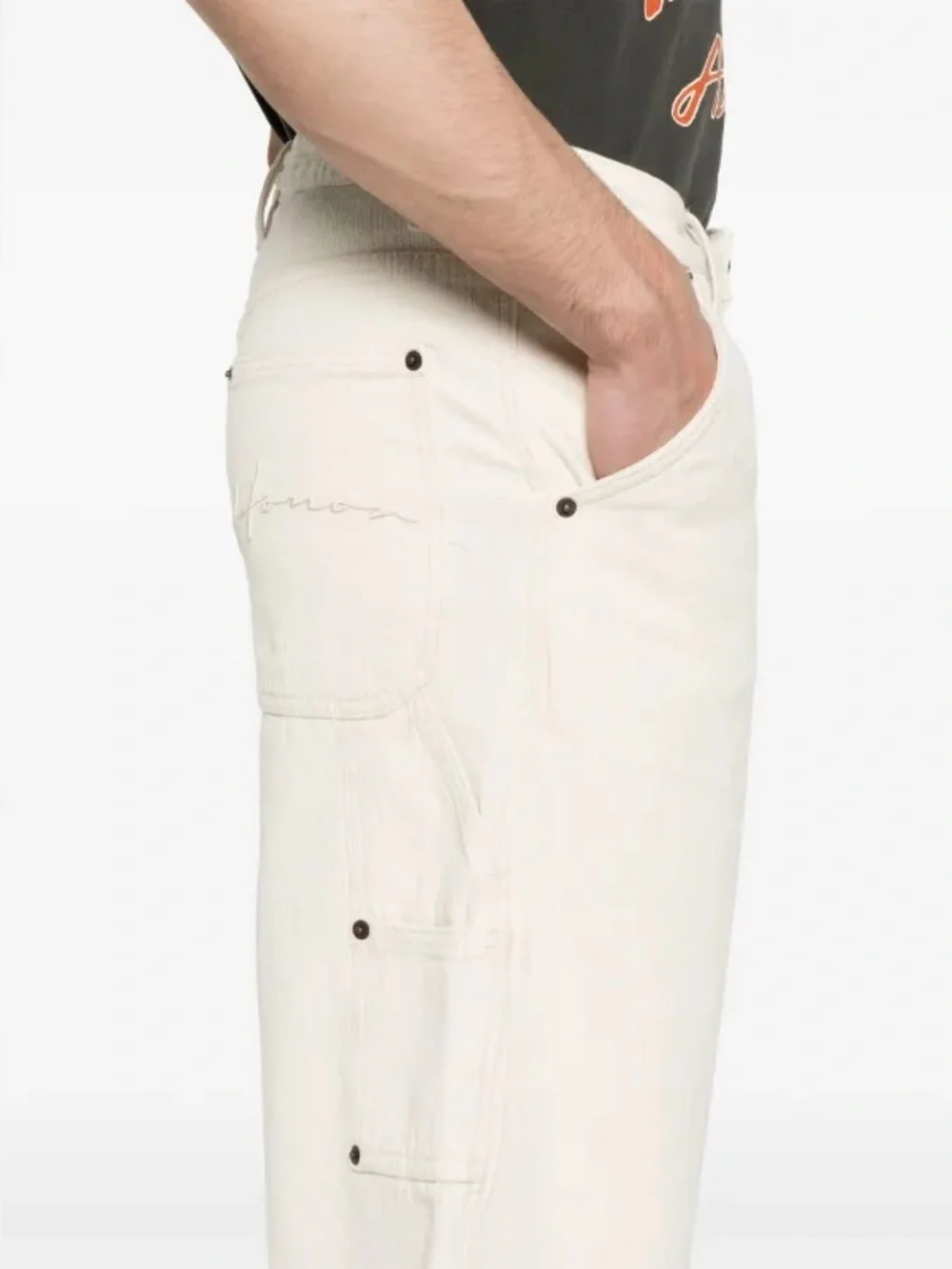 🆕 Honor The Gift Gears Carpenter shorts heavyweight workwear Cream jorts 36